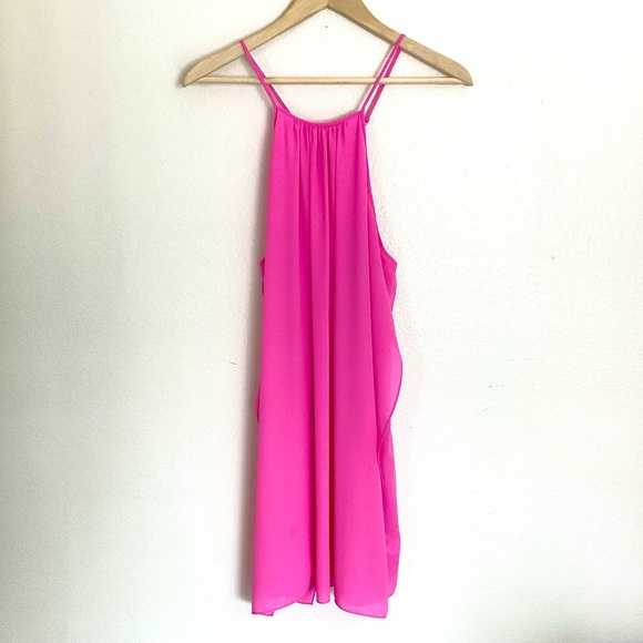 Elizabeth and James Dresses & Skirts - Elizabeth & James Pink Sleeveless Flowy Dress Size Medium Feminine Summer Preppy